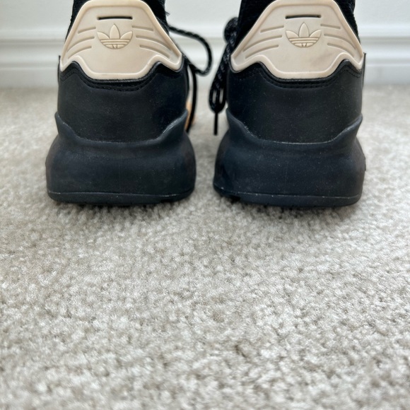 Adidas Originals ZX 2K Boost in black and gold. Only worn twice. No box. Men’s 8 - Picture 2 of 4